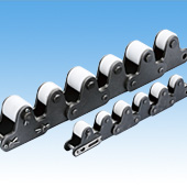 带顶置滚子双倍节距链